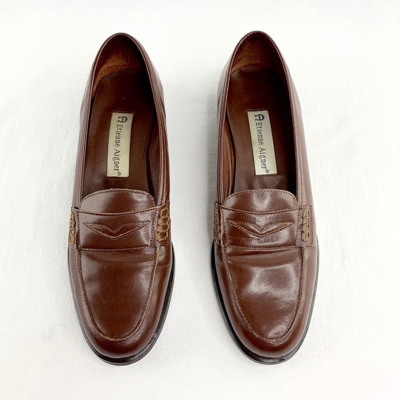 aigner penny loafers